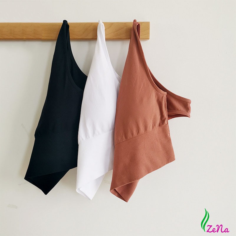 Áo thun ba lỗ croptop, áo tập gym tập yoga aerobic siêu hot ZENA 046 | BigBuy360 - bigbuy360.vn