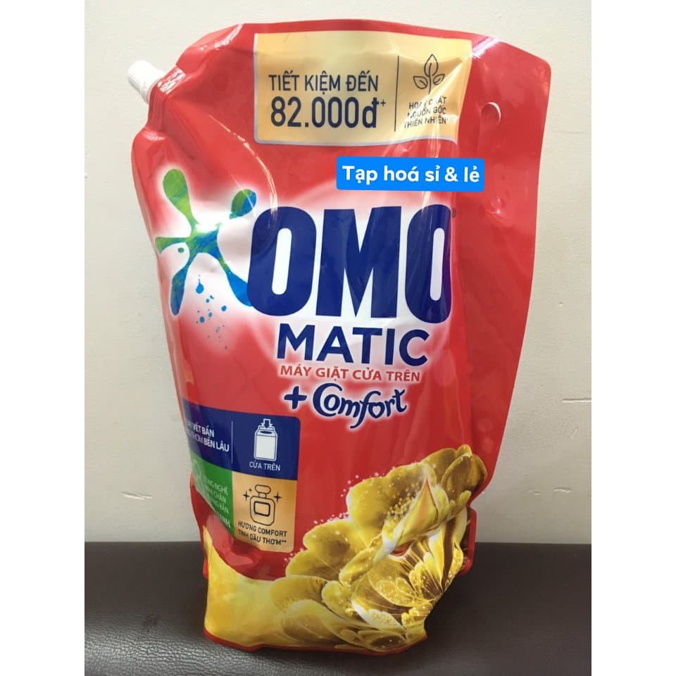 Nước Giặt omo matic comfort Tinh Dầu Thơm Cho Máy Giặt Cửa Trên 3,6kg