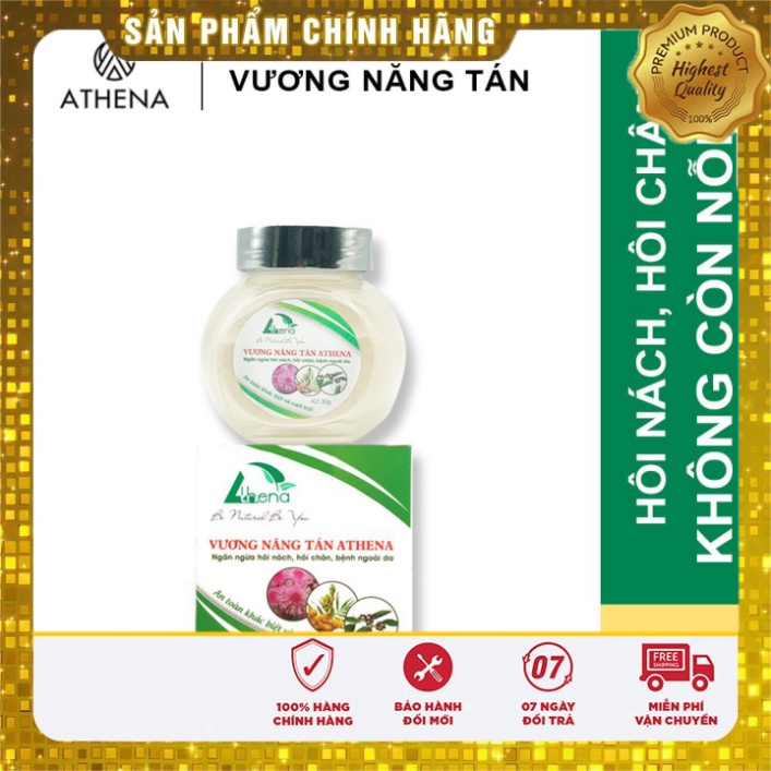 Vương Năng Tán- Khủ Mùi Hôi Nách, Hôi Chân Và Ra Mồ Hôi Tay, Chân (30g)