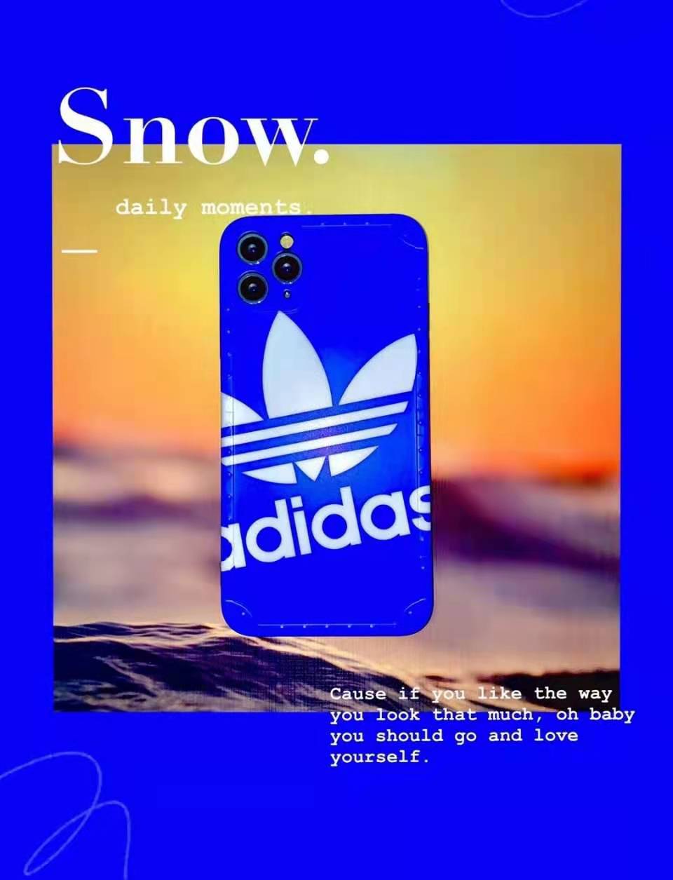 Ốp Lưng In Hình Logo Adidas Cá Tính Cho Iphone 12 12 Mini Se 2 X / Xs 11 12 Pro Max X Xr Xs Max 7 8 Plus