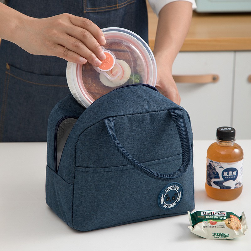 Túi Giữ Nhiệt Đựng Hộp Cơm - Túi Đựng Đồ, Thức Ăn, Bình Nước LUNCH BAG