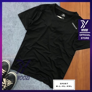 Áo thun tập gym nam yoozi rts014 màu xanh đen, xanh bích, trắng, đen