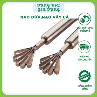 Cây Nạo Dừa Chất Liệu INOX Siêu Bền Đẹp Cây Nạo Dừa Sợi Đánh Vẩy Cá Đa Năng Tiện Dụng Gia Dụng
