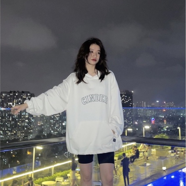 Áo Hoodie Cinder Unisex HD Academy , Áo Hoodie Nam Nữ Form Rộng - Local Brand Chính Hãng