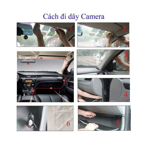 Camera hành trình cho oto tráng gương tặng cảm biến 8 mắt lùi xe cao cấp | BigBuy360 - bigbuy360.vn