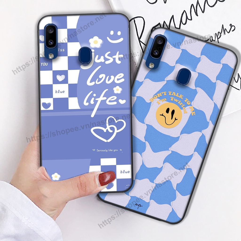 Ốp lưng Samsung M20 / M30 trái tim mặt cười, gấu cute thể thao cá tính