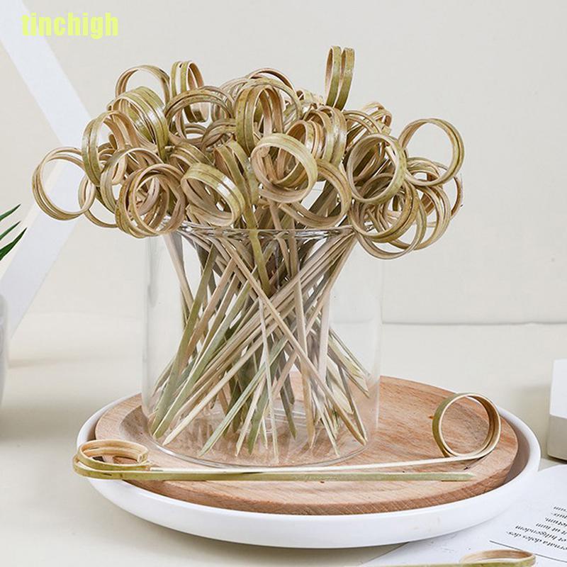 Bộ 100 Trái Cây Tre Dùng Một Lần Tiện Lợi