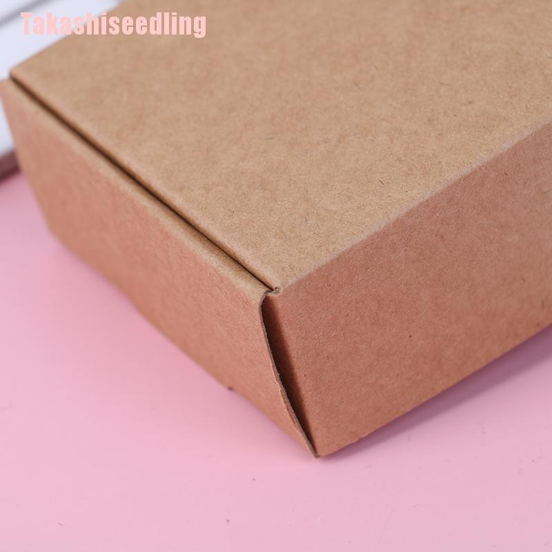 Set 10 hộp giấy kraft đựng quà tặng xinh xắn tiện dụng
