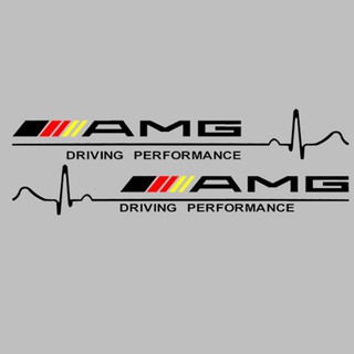 Tem dán cửa xe ô tô AMG