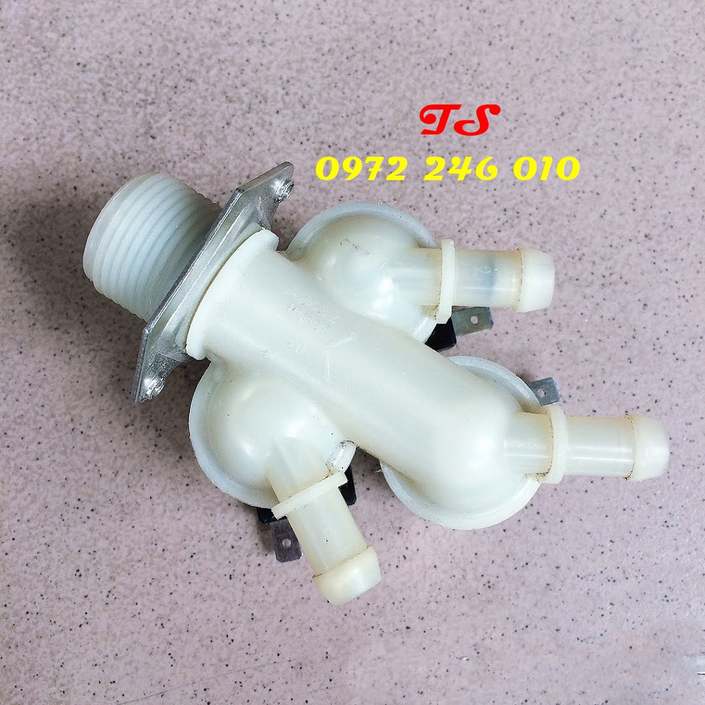 Van cấp nước ba cổng máy giặt Samsung/ LG đa năng 3 cửa [FREESHIP] Van cấp 3 cổng đa năng