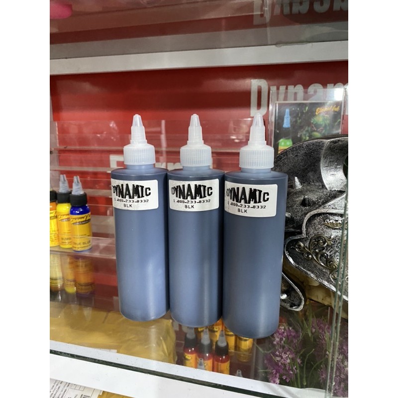 Mực tập xăm màu đen Dynamic 240ml:300k/1 chai