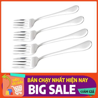 Nĩa inox (10 cái như hình) chất liệu inox cao cấp