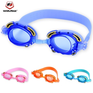 Kính bơi WINMAX chống sương mù kiểu hoạt hình dễ thương dành cho trẻ em