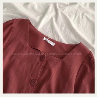 Áo Croctop cổ vuông CAMPO