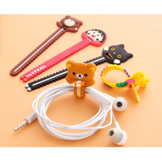 Dây Quấn Buộc Tai Nghe,(B179) Cáp Sạc Hình Thú Cute