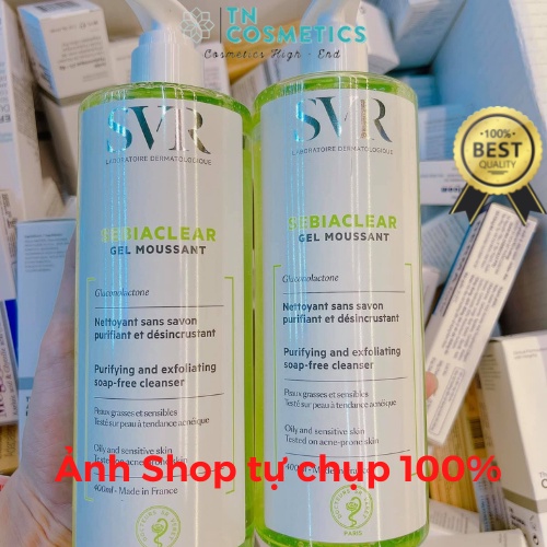 Sữa Rửa Mặt SVR SebiaClear Gel Moussant, Sữa Rửa Mặt Cho Da Dầu, Nhạy Cảm, SRM SVR 55ml, 200ml, 400ml SRM491 | BigBuy360 - bigbuy360.vn
