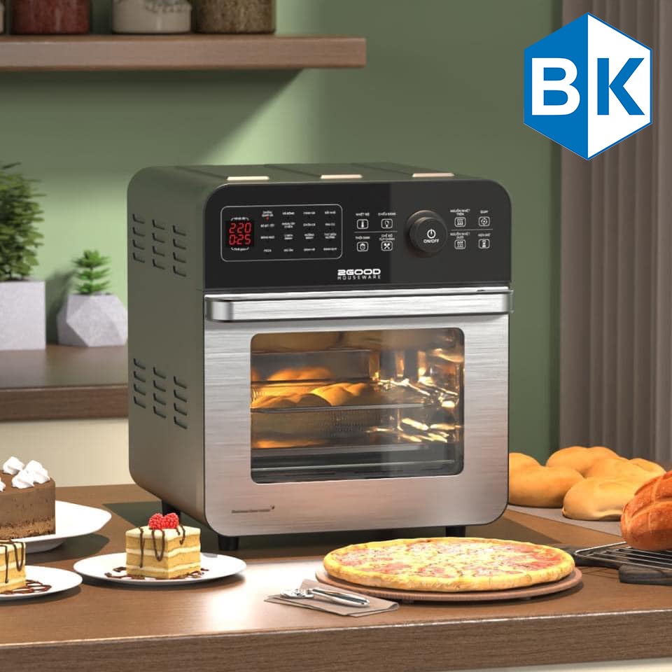 Nồi chiên Không dầu 2Good Vortex S20(14.5L) và S18 (15L) Chính hãng, 2 tầng nhiệt, màn hình cảm ứng,