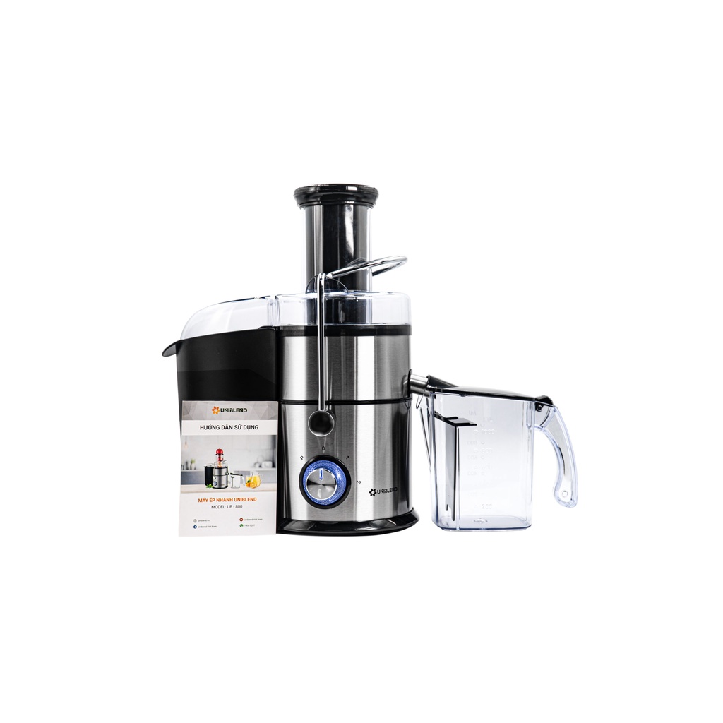 MÁY ÉP TRÁI CÂY TỐC ĐỘ NHANH UNIBLEND UB-800 CÓ THỂ ÉP NGUYÊN QUẢ