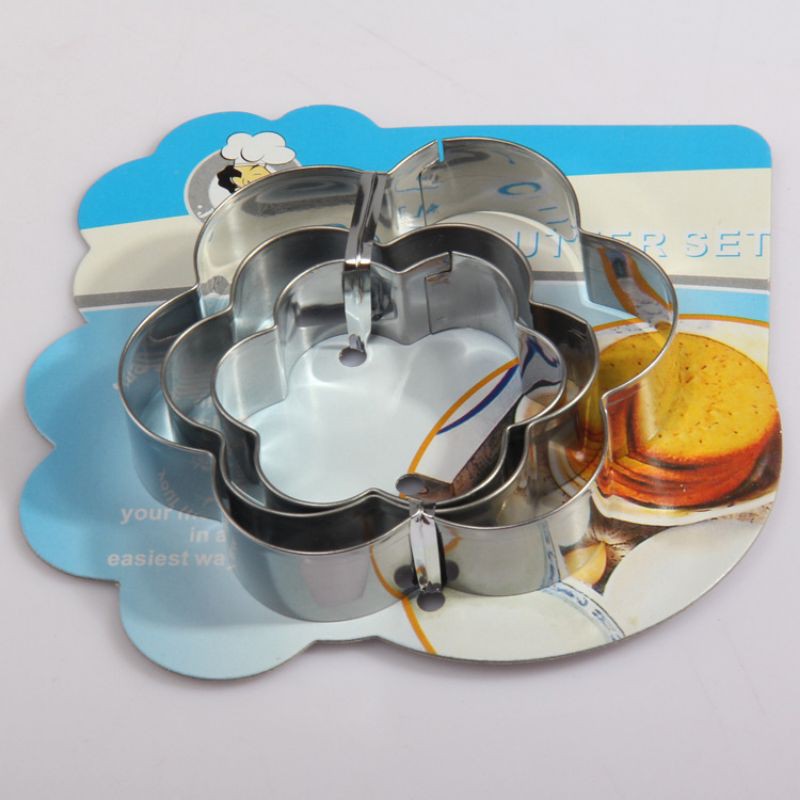 Bộ khuôn cắt bánh tạo hình inox