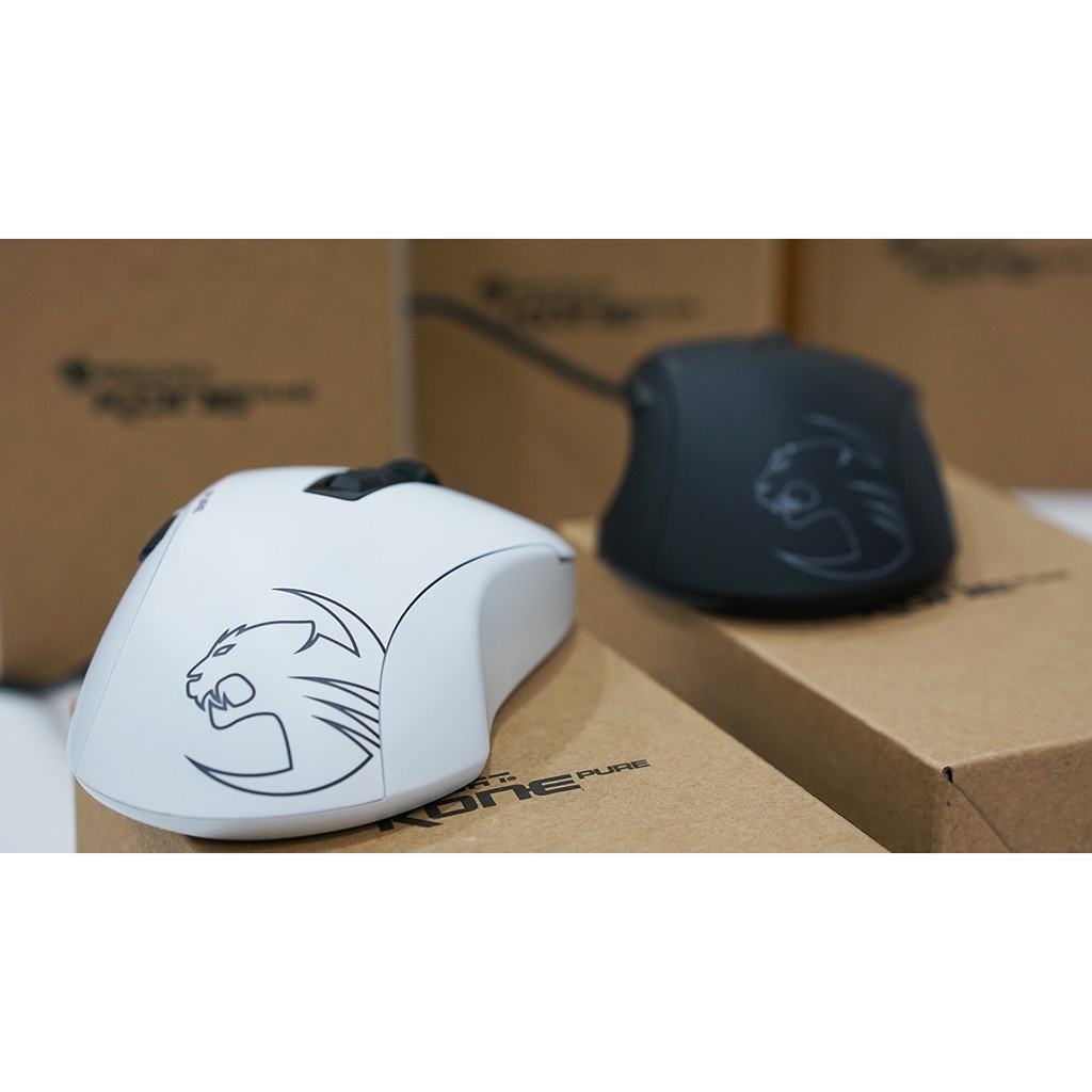 Chuột Gaming Roccat Kone Pure SEL Trắng Đen (Roccat Kone Pure SEL Gaming Mouse)