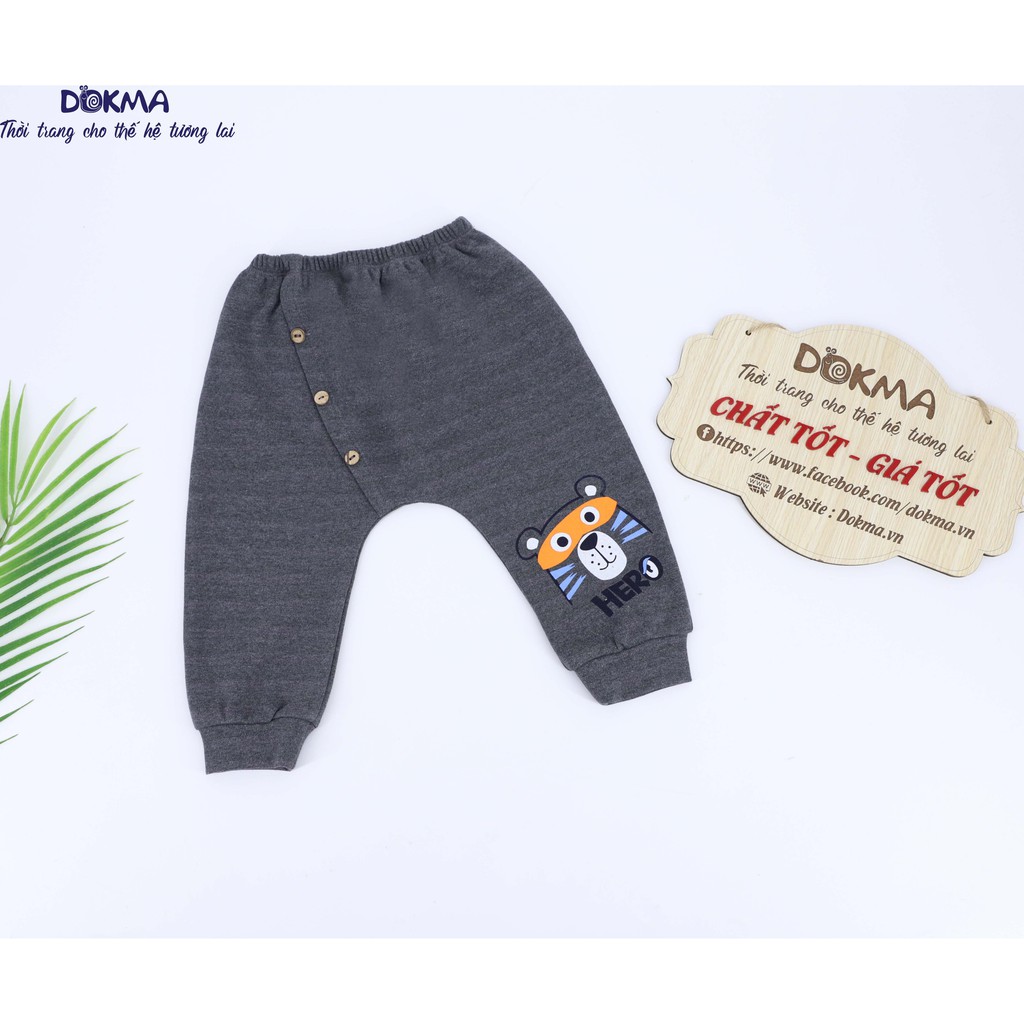 DQ620 Quần dài bo gấu Dokma (9-24m)