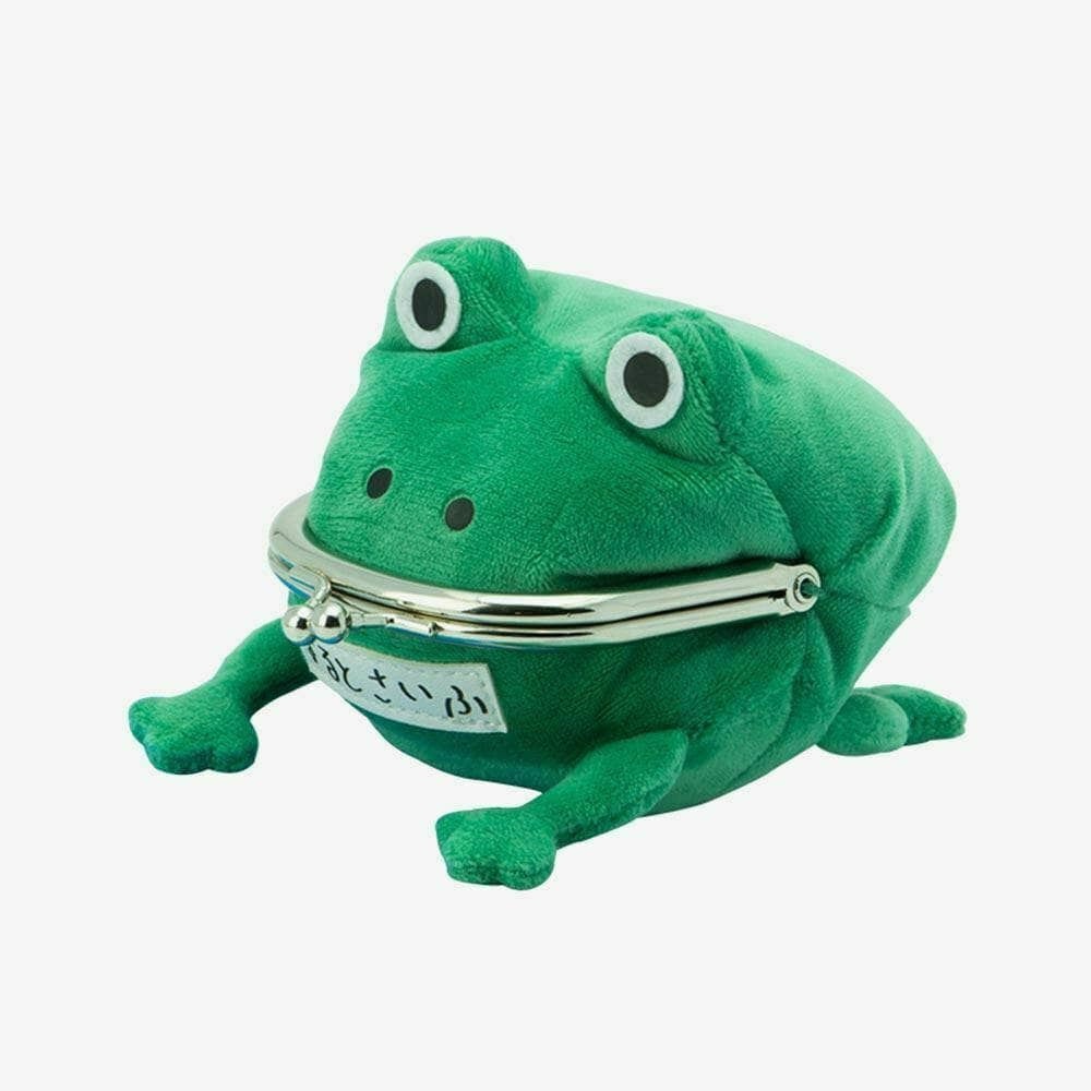 NARUTO SHIPPUDEN GAMA CHAN FROG Print Japanese 3D PLUSH COIN PURSE