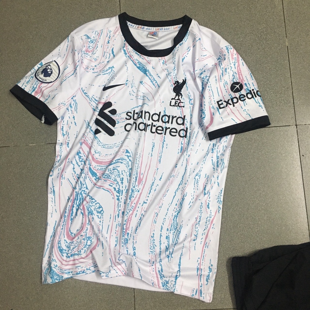 Bộ quần áo bóng đá CLB LIVERPOOL Trắng 2023 ND-FLG