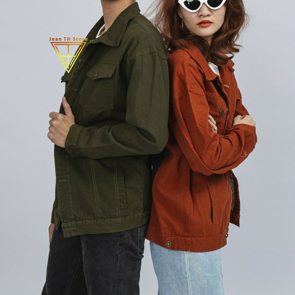 Áo Khoác Kaki Nam Nữ In Chữ (6 Màu) Form Rộng Hàn Quốc From New | BigBuy360 - bigbuy360.vn