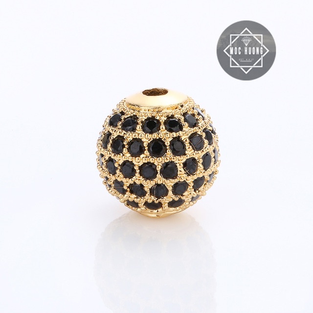 KHO SỈ  Charm bi đính đá các màu - Hàng loại 1 cực đẹp PL023