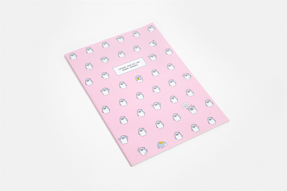 Sổ Ghi Chú ARTBOX Màu Hồng Họa Tiết Nhân Vật Hoạt Hình Boss Cho Học Kỳ Mới