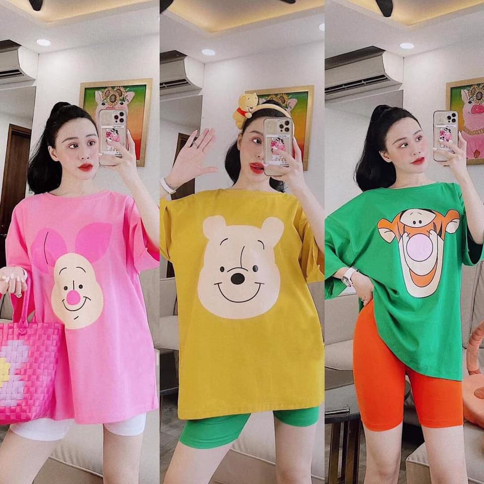 Đồ Bộ Cotton Lửng, Bao Đẹp, Chất Thun Cotton 100%, PL161