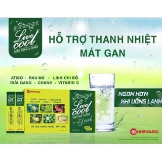 Bột sủi thanh nhiệt Livecool ( Hộp 10 gói )