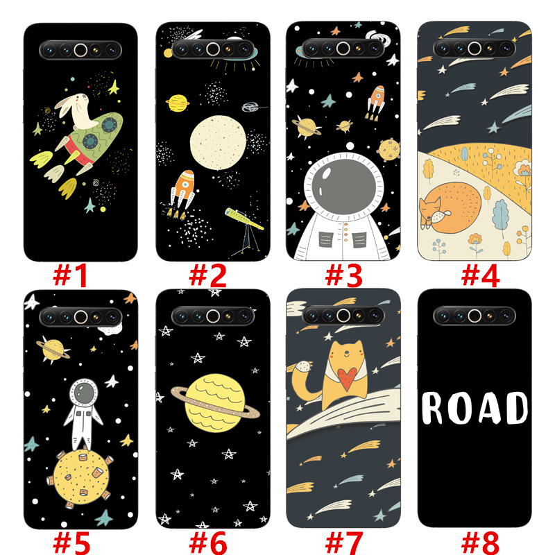 【Ready Stock】Meizu 17 Pro/Meilan 16 Plus/15 Plus/6T Silicone Soft TPU Case Cartoon Space Astronaut Back Cover Shockproof Casing