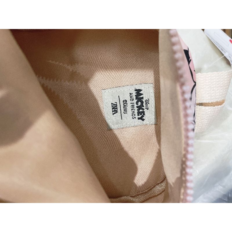 Balo ZARA KIDS xuất xịn vải dù Mickey hồng cho bé gái