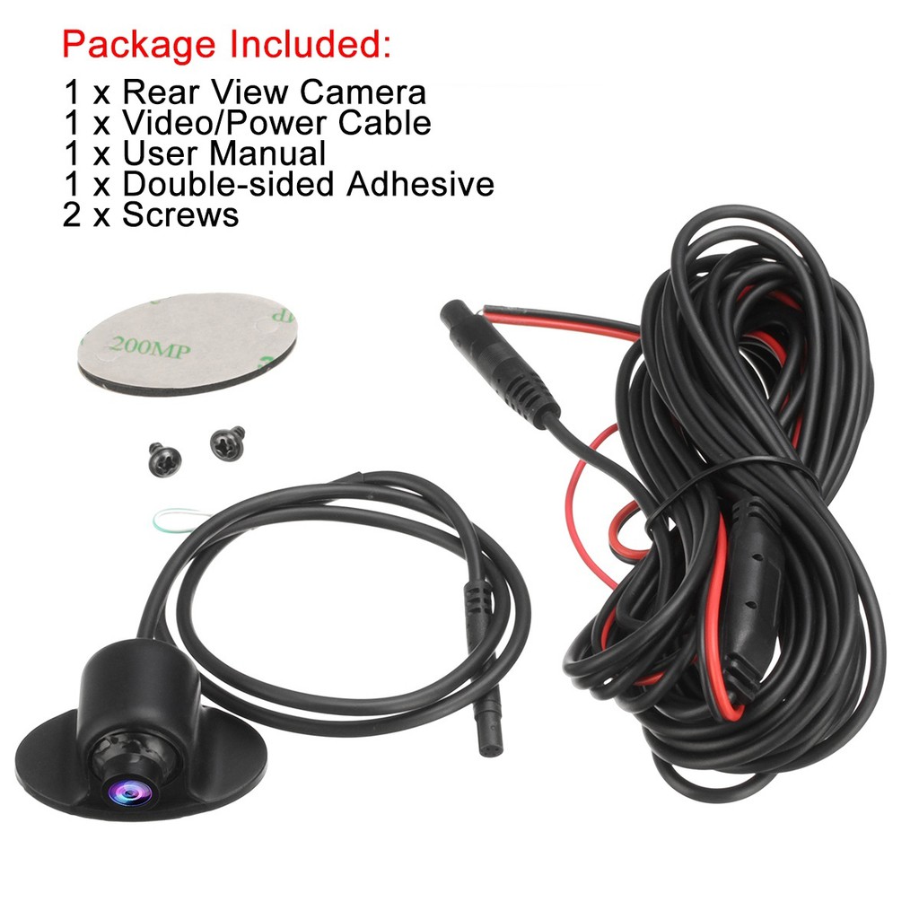 Camera ban đêm MiNI CCD Coms HD xoay 360 độ° Camera quan sát phía sau xe hơi | BigBuy360 - bigbuy360.vn