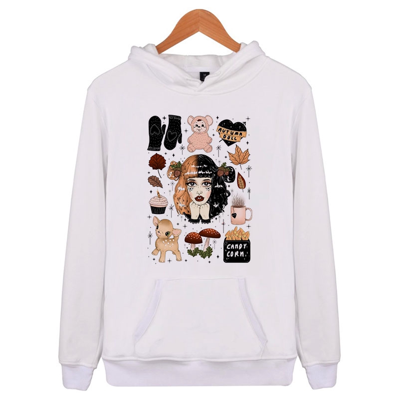 Áo Hoodie Nữ Tay Dài In Hình Melanie Crybaby Thời Trang Mùa Thu 2018