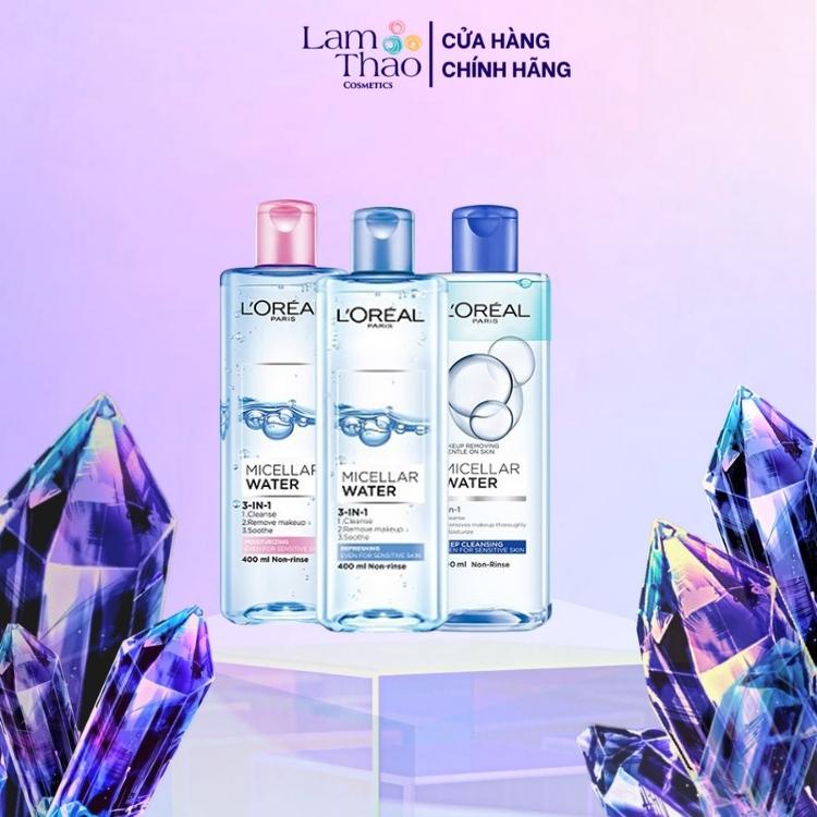 Nước Tẩy Trang Loreal Micellar Water 3-In-1