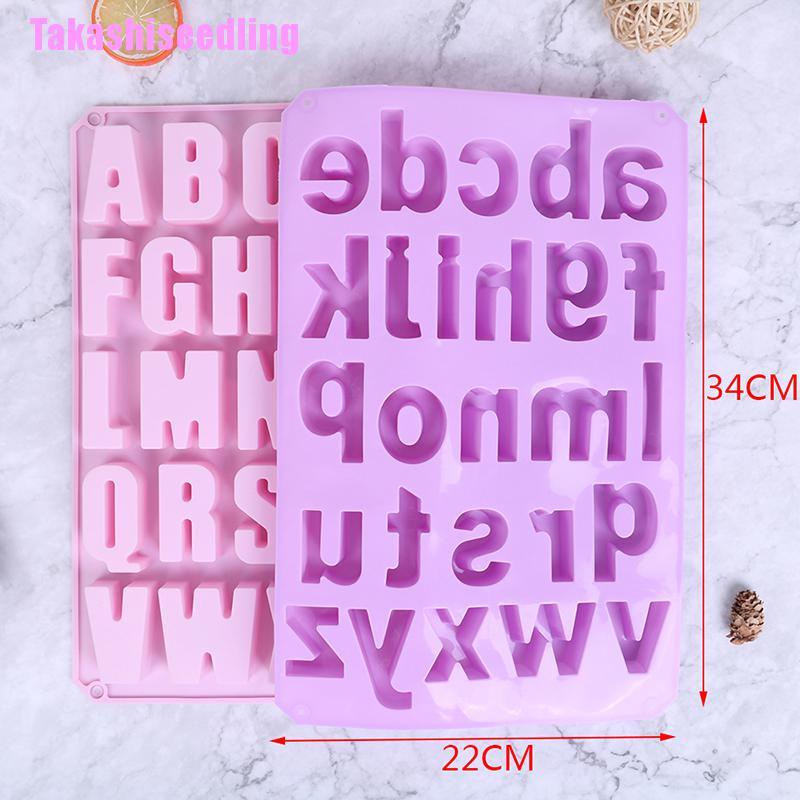 Khuôn Làm Bánh Chất Liệu Silicone Hình Chữ Cái Tiếng Anh