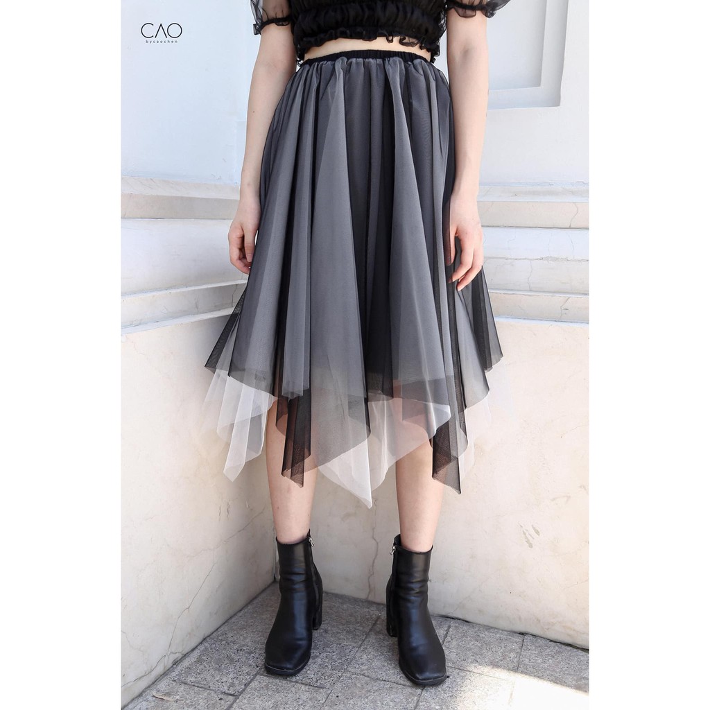 CHÂN VÁY DỰ TIỆC/PROM/ĐI CHƠI - CẮT XẺ MIX TULLE SKIRT | BigBuy360 - bigbuy360.vn