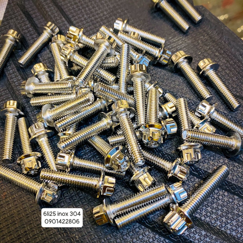 Ốc inox Salaya 6li3 trụ