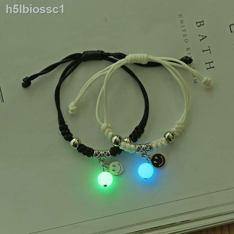 ☫✵Douyin cùng đoạn sáng chói vòng tay phát Cặp đôi nam nữ một bạn gái đơn giản Hàn Quốc | BigBuy360 - bigbuy360.vn