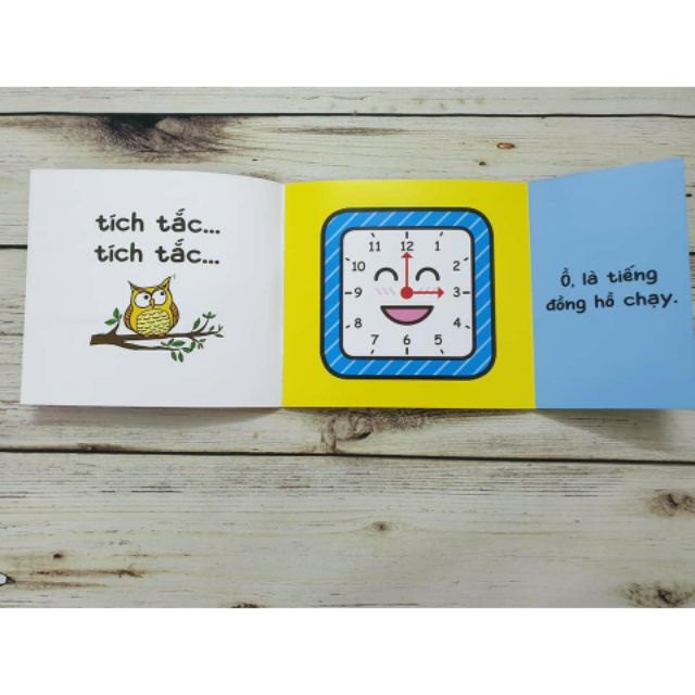 Sách Ehon lật mở Tiếng gì thế nhỉ 6 cuốn NXB Kim Đồng