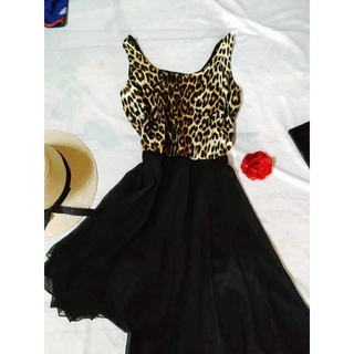 đầm voan lệch tà size S M