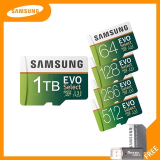 Thẻ nhớ Samsung Micro SD 128gb 256gb 512gb 1tb Thẻ nhớ TF tốc độ cao class10 64gb Thẻ nhớ điện thoại di động, Giám sát máy tính / máy ảnh / máy ảnh tương thích