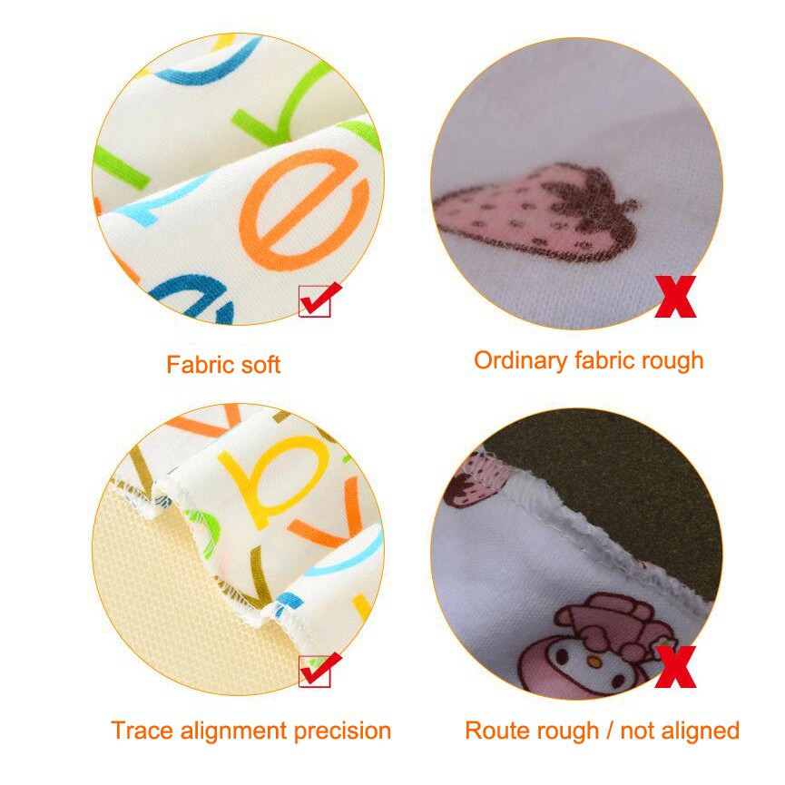 Yếm Ăn Cotton Hai Lớp Hình Tam Giác Dễ Thương Cho Bé