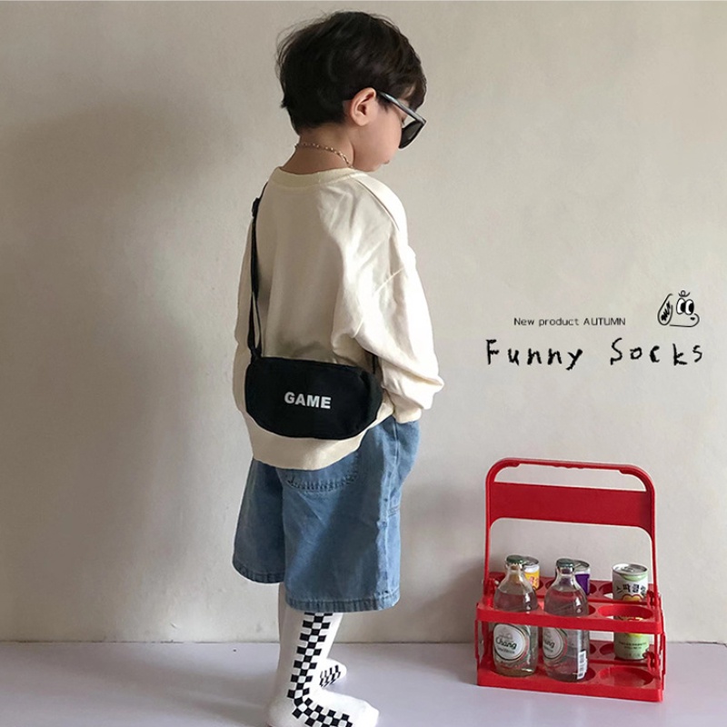 Set 4 đôi vớ cotton KokoroCare Msw-30 họa tiết hoạt hình cho bé 2022 size s/ m/ l 1-8 tuổi