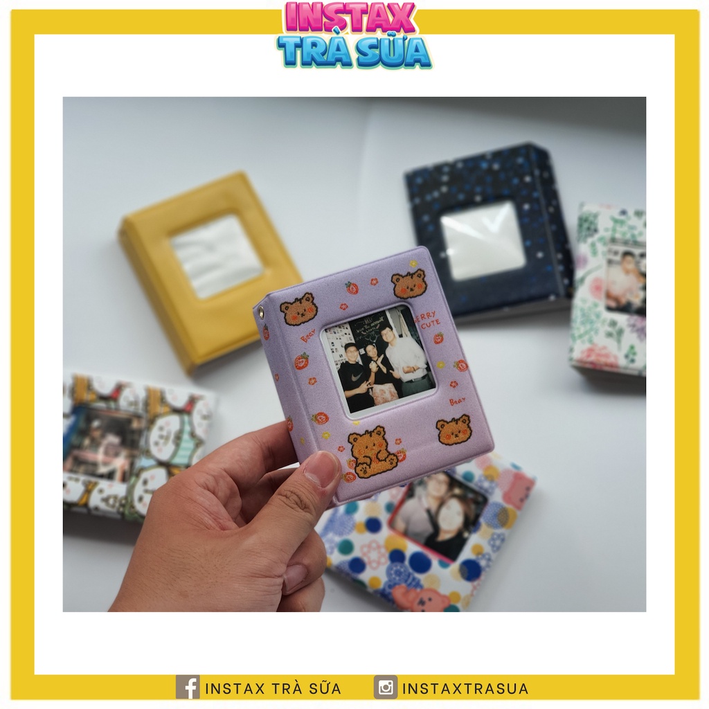 ALBUM INSTAX MINI - BÌA HOẠ TIẾT (33 ảnh)