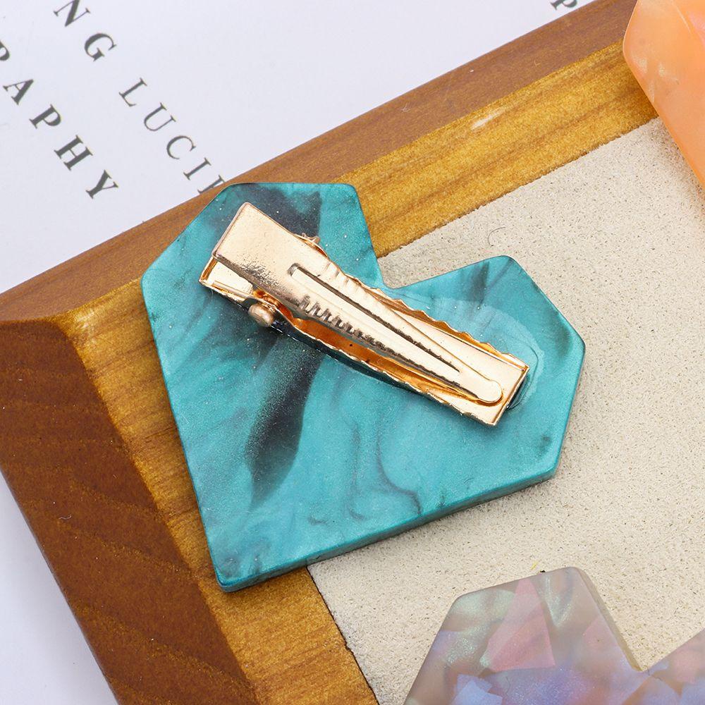 MIH Quà Tặng Kẹp Tóc Hình Trái Tim Bằng Nhựa Acrylic