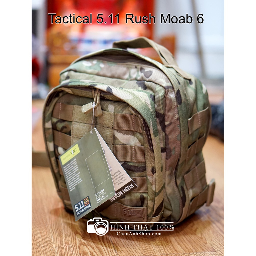 Balo đeo chéo 1 quai Tacical 511 Moab 6 màu multicam