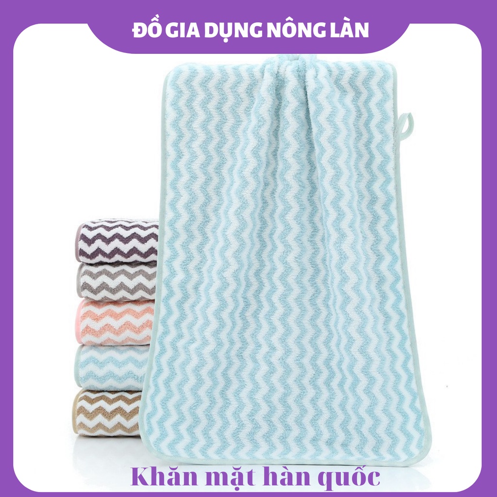 khăn mặt hàn quốc cotton NL Shop, khăn mặt lông cừu cao cấp siêu thấm nước